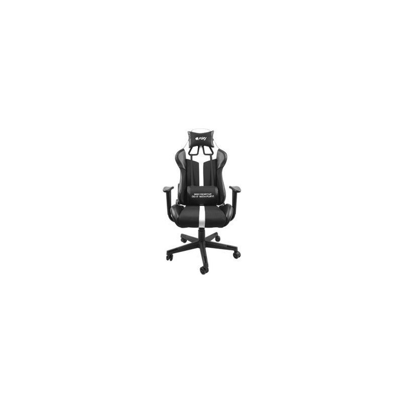 Fury Avenger XL Gamer Stol Sort Hvid Fury Avenger XL Gamer Stol Sort Hvid